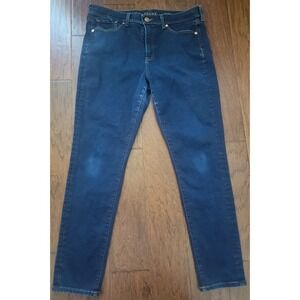 Spanx By Sara Blakely Womens Signature Skinny Darn‎ Blue Jeans 32x30